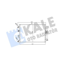 Kale 357380 Klima Radyatörü Kondanser - Ford Focus 3 2014- 1.5 Tdcı Dizel 1828970 - 1907402 - 2012806 - 2387335 - Dv6119710ab - Dv6119710ac - Dv6119710ad - Dv6119710da