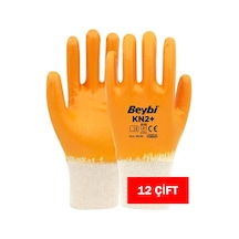 12 Adet Kn2+ Kn2 Plus İç Yüzeyi Pamuklu Nitril İş Eldiveni 12 Adet Kn2+ Kn2 Plus İç Yüzeyi Pamuklu Nitril İş Eldiveni