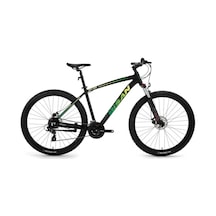 Bisan Mtx 7200 Erkek Dağ Bisikleti 43cm Md 29 Jant 24 Vites Mat Siyah Yeşil Çok Renkli