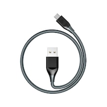 Tronsmart ATC6 3A Örgülü USB-A to Type-C Şarj ve Data Kablosu 1 Metre