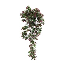 Yapay Çiçek Saksıda Sarkan Bordo Fare Kulağı Şimşir Yapay Sarmaşık Pastel 50cm
