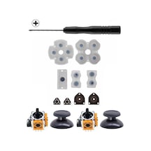 Ps4 001 011 Analog Motor Topuz İç Lastik Tornavida Tamir Seti Playstation 4 Kol Tamiri