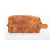 Eve Deri Makyaj Çantası XL G19 Taba
