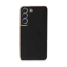 Samsung Uyumlu Galaxy S21 Uyumlu Kılıf Volet Silikon - Siyah