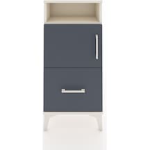 Arges Komodin 2 Raflı Tek Çekmeceli 2 Kapaklı 44x30x96 Aytaşı... Aytaşı