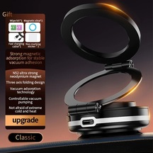 Xuweiwei Yeni Siyah Manyetik Cep Telefonu Tutucu Araba Elektrikli Emme Kupası Vakum Manyetik İphone Uyumlu Tutucu