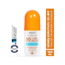 Nedox Leke Karşıtı Tüm Ciltler için Nemlendirici Güneş Kremi SPF 50+ 100 ML