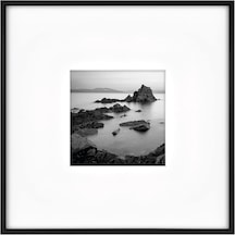 Co. Foundry Metal 18x18 Mat Resim Çerçevesi 8x8 Fotoğraf Ekranlı Fotoğraflar Ve Sanat Eserleri Için Siyah Dikey Ve