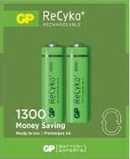Gp Recyko 1300mah Aa Şarjlı Kalem Pil 132c133 2li Kart