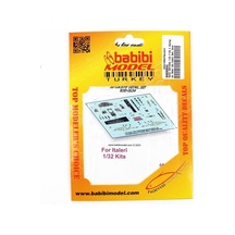 Babibi Bd3-0034 1/32 Ölçek, F-104 C Starfighter Italeri İçin Kokpit Seti, Dekal Çıkartma