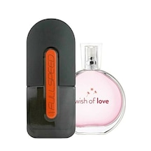 Avon Full Speed Erkek Parfüm EDT 75 ML + Wish Of Love EDT 50 ML
