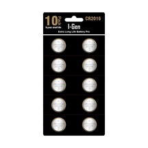 I-gen Cr2016 Pil 10&apos Lu Paket Lityum Düğme Pil 3v 2016
