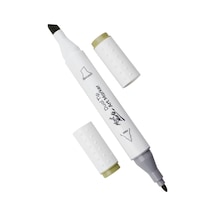 Mm Marker Çift Uçlu Sanat Kalemi Premium - Yellow Green 48 Çok Renkli