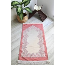 Astarlı Lüks Çeyizlik Seccade S1022 Pembe Pembe