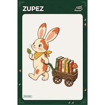 Zpz583 Tavşan Kitap Arabası Ütüyle Uygulanabilir Transfer Baskı - 911529578