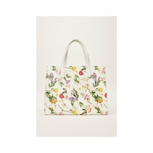3.1 Phillip Lim Floral Desenli Küçük Çanta İle Şıklığınızı Tamamlayın 0233 Orangeblue Cat