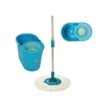 Fix Mop Set Pratik Temizlik Seti Sıkma Sistemli Döner Başlıklı