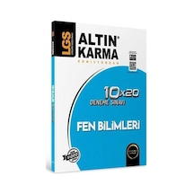Altın Karma Yayınları 8. Sınıf Lgs Fen Bilimleri 10X20 Branş Dene