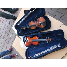 Pagannini Vg001L 4/4 Tam Boy Parlak Cila Keman-Kılıf-Yay-Reçine