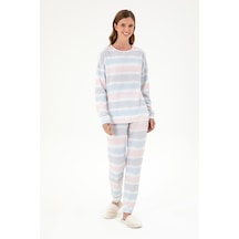 U.s. Polo Assn. Kadın Kum Pijama Takım 50302071-vr085 Kum
