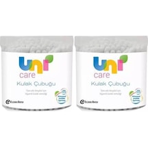 Uni Baby Kulak Temizleme Çubuğu 100 Adet 2 Li Set