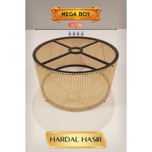 Hubrendy Sh Hardal Hasır Lambader Başlığı 35 Cm Mega Boy