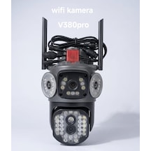 Wifi Kablolu Kablosuz 2 Kameralı Sirenli Alarımlı