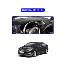 Hyundai İ40 2011+ İ30 Torpido Koruma Halısı Mavi Kenar