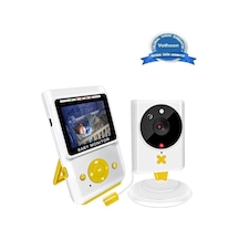 Bebek Kamerası Monitörlü Karşılıklı Konuşma Özellikli Sıcaklık İzleme 2.4 İnç Bebek Kamerası