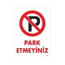 Pvc Levha Quot;Park Etmeyinizquot; 25*35 Cm