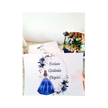Çeyiz Kolisi Etiketi-a4-21x29 Cm-kişiye Özel Yapışkanlı Etiket/çeyiz Kolisi Etiketi-5 Adet -set 56 Diğer