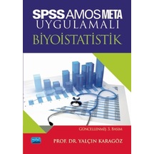 SPSS Amos Meta  - Uygulamalı Biyoistatistik  - Yalçın Karagöz  - Nobel Akademik Yayıncılık