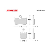 Yamaha Yzf R1 1000 2009 Brakıng 928cm55 Sinterli Ön Fren Balatası