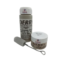 Derby Açık Bej Oto Döşeme Boyası ve Bej Deri Tamir Macunu