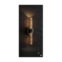 Bubbleflux Small 31 Cm Modern Tasarım Led Aplik - Duvar Lambası - Siyah - Elektrikli - Günışığı Siyah Elektrikli