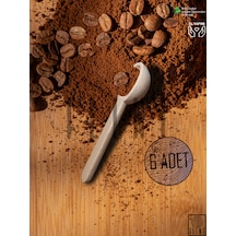 Gürgen El Yapımı Tahta Ahşap 6'lı Şeker Baharat Ölçü Kaşığı 7,5cm