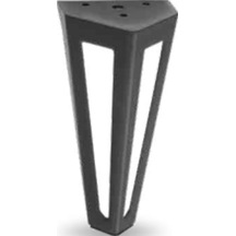 KARAKOÇ, NEPTÜN 14 CM METAL, SİYAH  KOLTUK,BAZA,MOBİLYA AYAĞI (4 ADET)