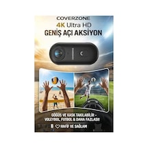Göğüse Takılabilir Mıknatıslı Kolyeli 1080p Mini Geniş Açı Aksiyon Kamera Hafif Ve Kompakt Tasarım Spor, Koşu, Outdoor, Günlük Kullanım İçin Pov Kayıt Kamerası- Kask Kamera Siyah