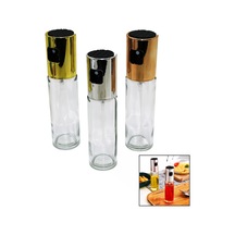 100 Ml Sprey Cam Yağdanlık Krom - Renkli Sprey Kafa - İnce Uzun Şişe Çok Renkli