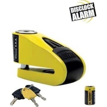 Auvray B-lock 06 Alarmlı Disk Kilidi 6 Mm 120db Sarı Siyah