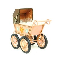 Dekoratif Metal Bebek Arabası Biblo Vintage Hediyelik Arbltgsgjq3dub3q01ı