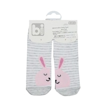 Bibaby Rabbit 2'li Bebek Çorap 68216 Gri