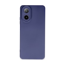 Oppo A38 Kılıf Nano İçi Kadife Silikon - Lacivert -