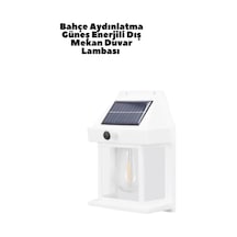 Mey İthalat Güneş Enerjili Duvar Lambası Bk888 Çok Renkli