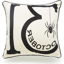 Flybuy Yeni Yastık Xıxun Trick Treat Kanepe Kabak İngilizce Cm Cadılar Bayramı Desenli Alfabe 9 50 30 Mx Çok Renkli