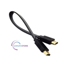 Yassı Flat Slim Hdmı Kablo Uyumlu 4k Full Hd 4k 60hz 2.0 Uyumlu Kablo