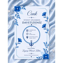 1000 Adet Ekonomik Sünnet Davetiyesi Ve Zarf 0024