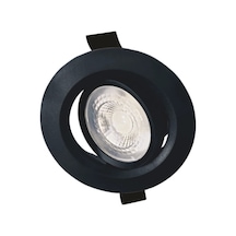 1 Adet Cata Ct 5200 Lal Siyah Kasa 7w Sıva Altı Led Spot Gün Işığı 3200k çok renkli