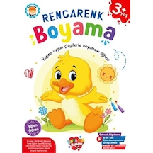 Rengarenk Boyama 3+ Yaş- Boyama Zamanı Yayınları