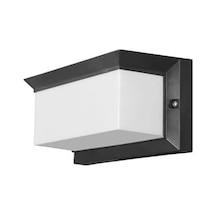 Bahçe Aydınlatması Led Işık 25cm E27 Duylu Zita Ultra Şapkalı Bahçe Duvar Aplik Su Geçirmez Acı Kahve